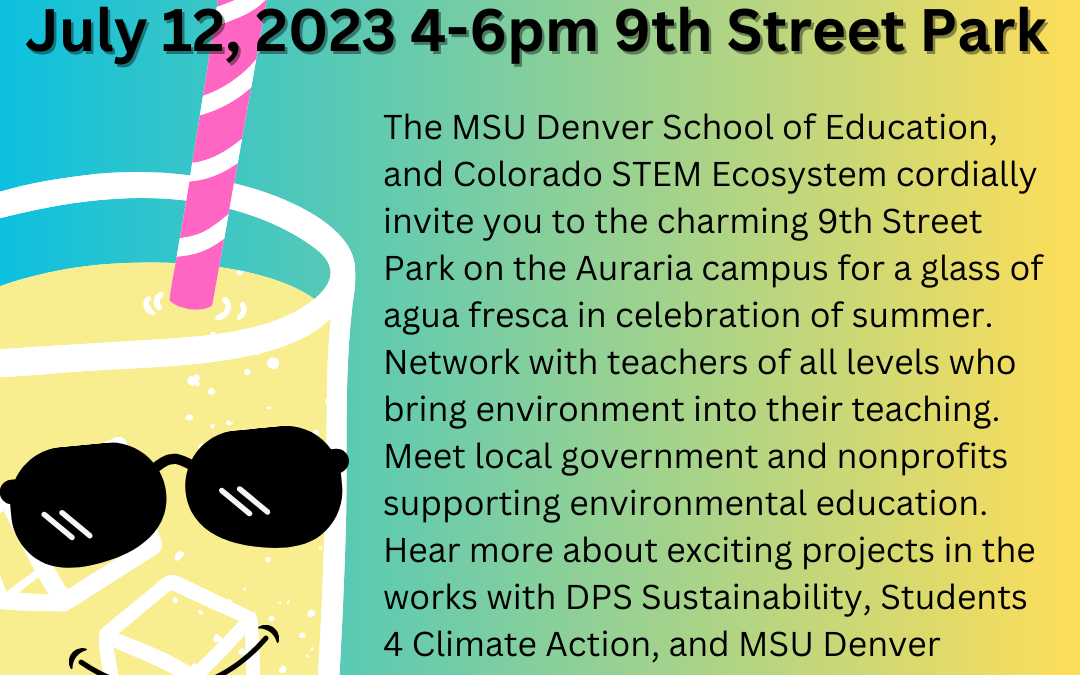 Attend the Environmental Education Summer Mixer on July 12